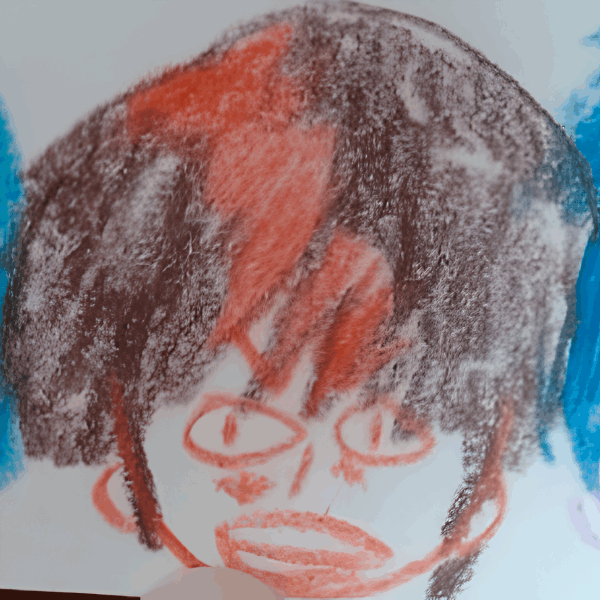 作者が描いてくれたtwoACE代表の似顔絵