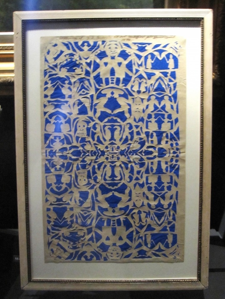 旧アンデルセン博物館所蔵のアンデルセン自身による切り絵作品