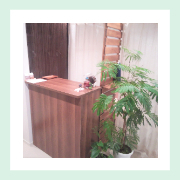 受付カウンター