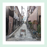 芸者新道の路地