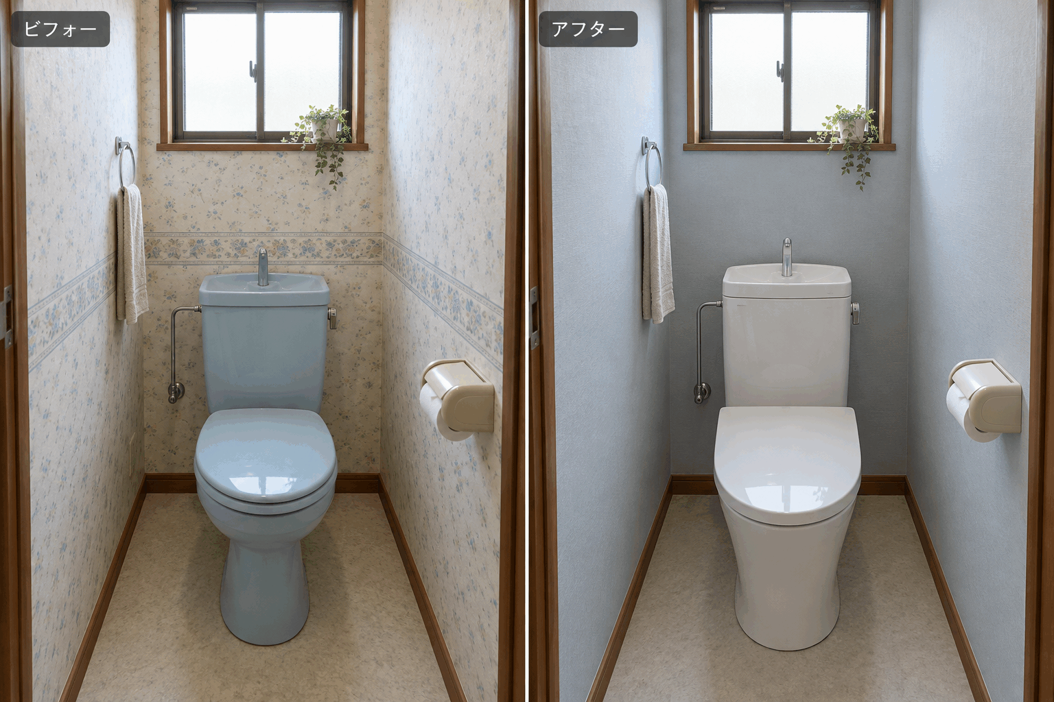 トイレのビフォー・アフター参考イメージ 4