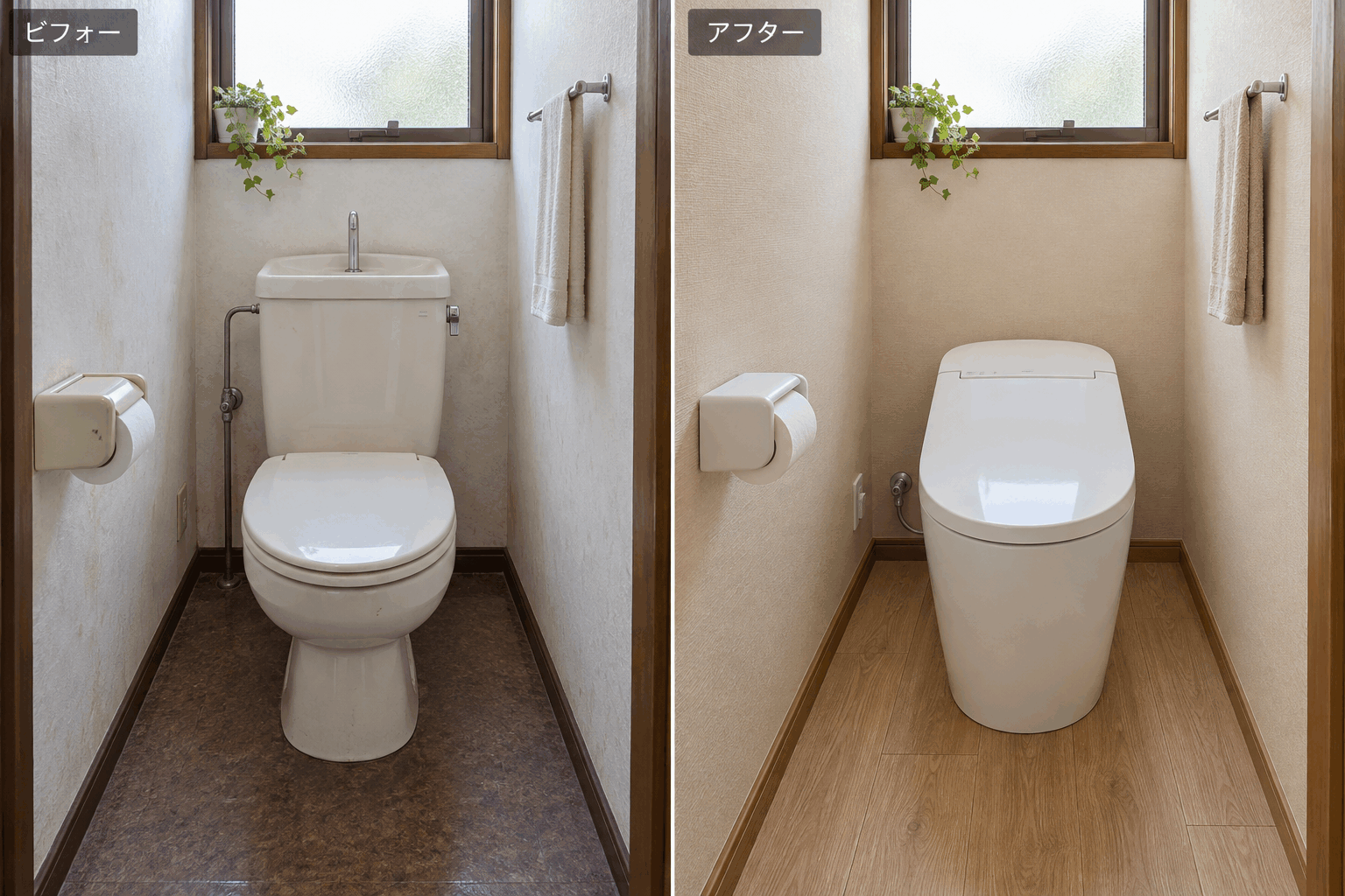 トイレのビフォー・アフター参考イメージ 3