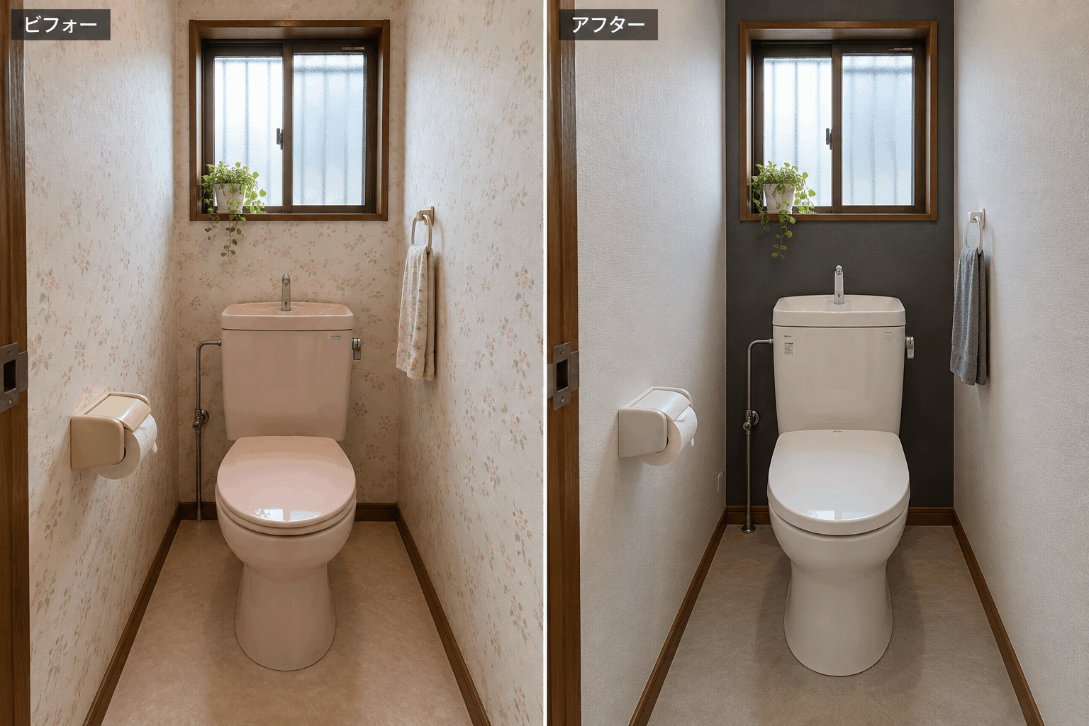 トイレのビフォー・アフター参考イメージ 2