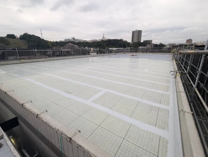 屋上防水工事の写真