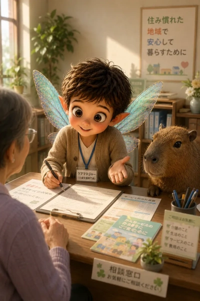 ケアプラン作成の相談イメージ